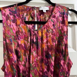 Evereve Floral Sleeveless Dress Size XL